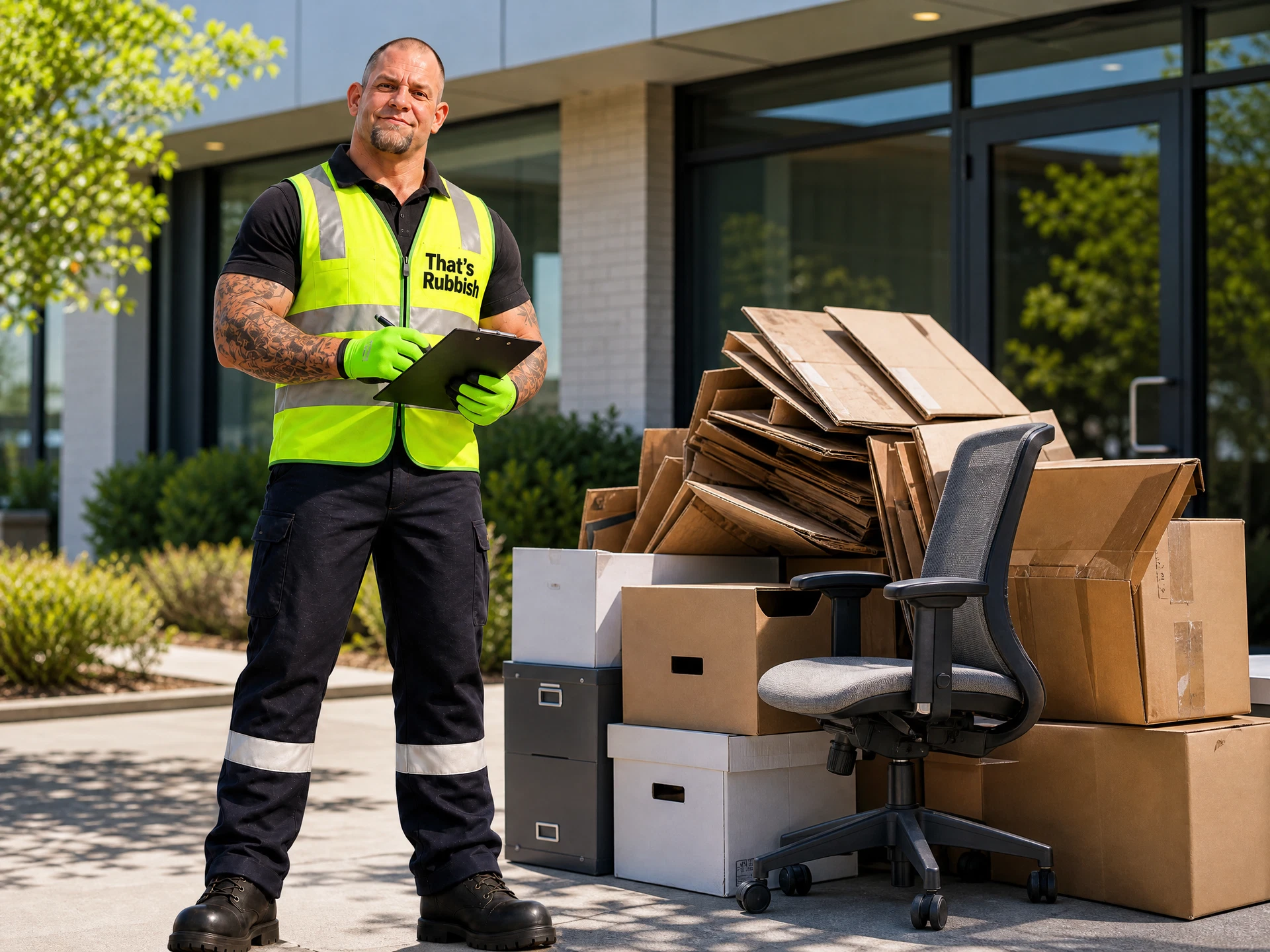 Real Jake handling commercial rubbish in redbank plains for Redbank Plains rubbish removal