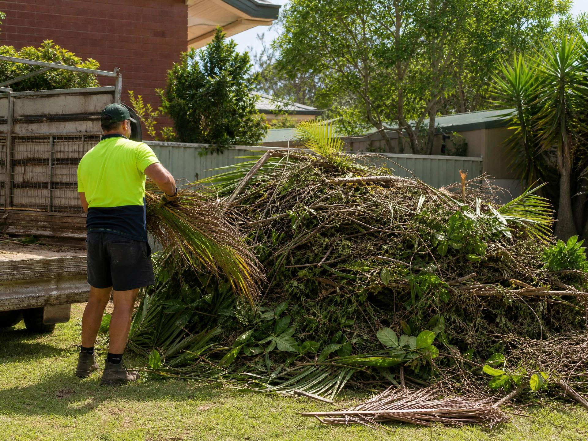 garden waste removal for Springfield, Queensland rubbish removal